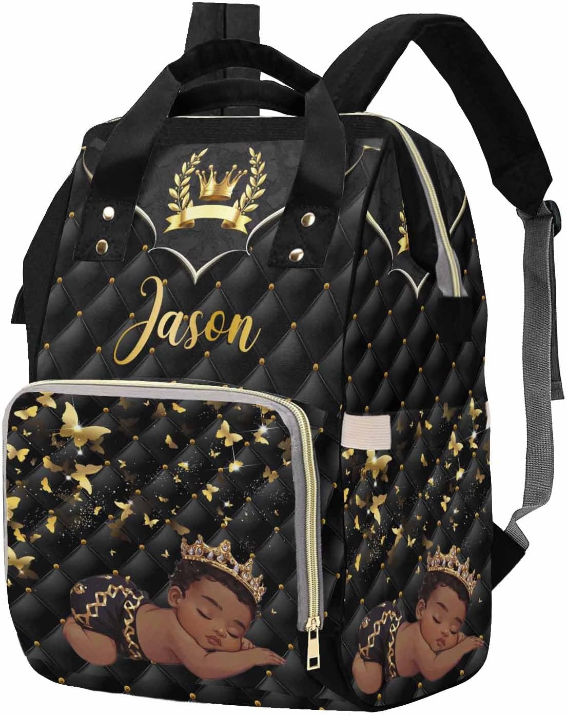 D-Story Personalized Diaper Bags Customized Baby Bag Custom Name Backpack For Mom Baby Bag For Mom For Mothers Day Gift Mommy Bag Birthday Gift