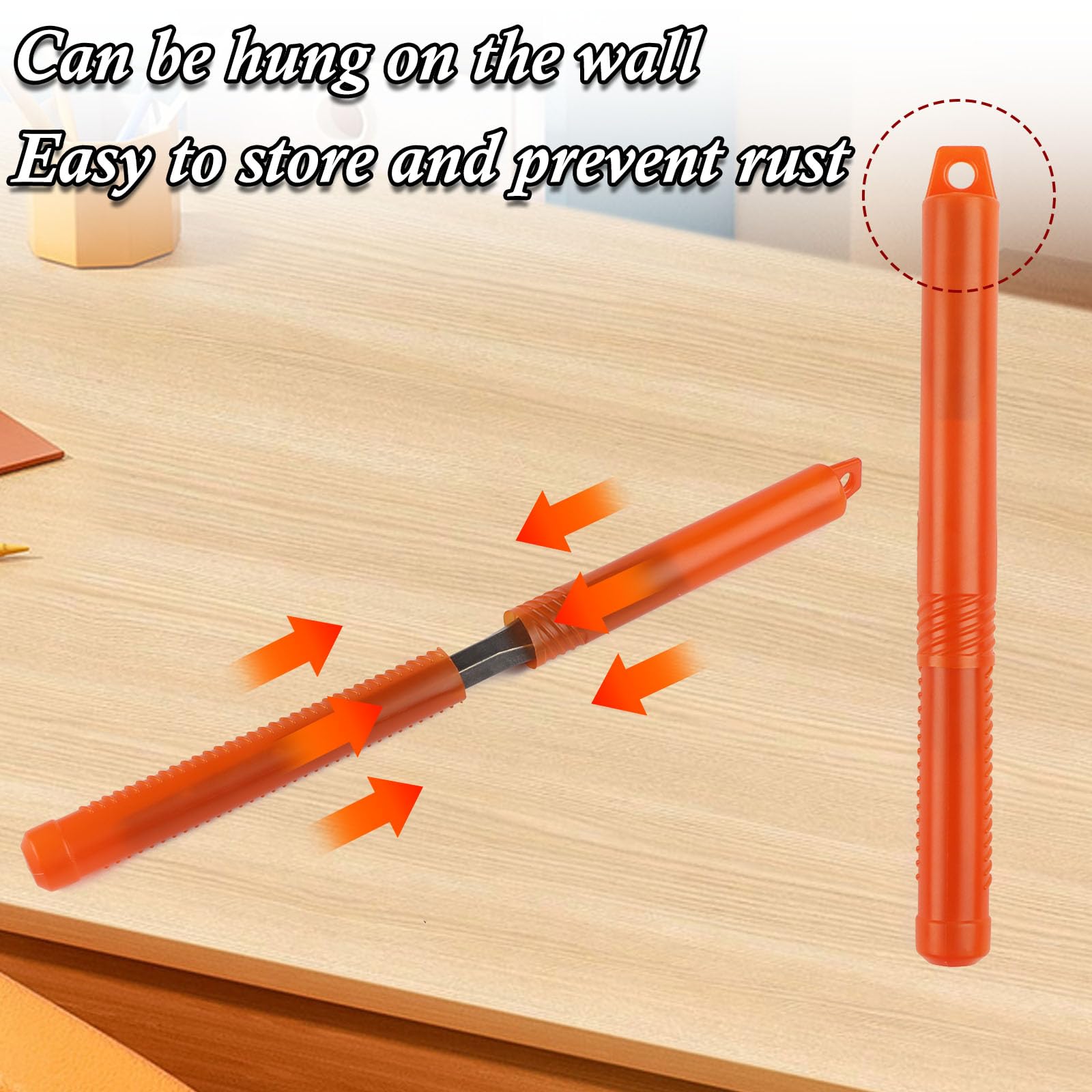 Set di scalpelli SDS Plus - Scalpello da 2 pezzi, Scalpello a canali da 23 cm e Scalpelli Piatti da 22 cm Universale per piastrelle, cemento, pietra, muratura