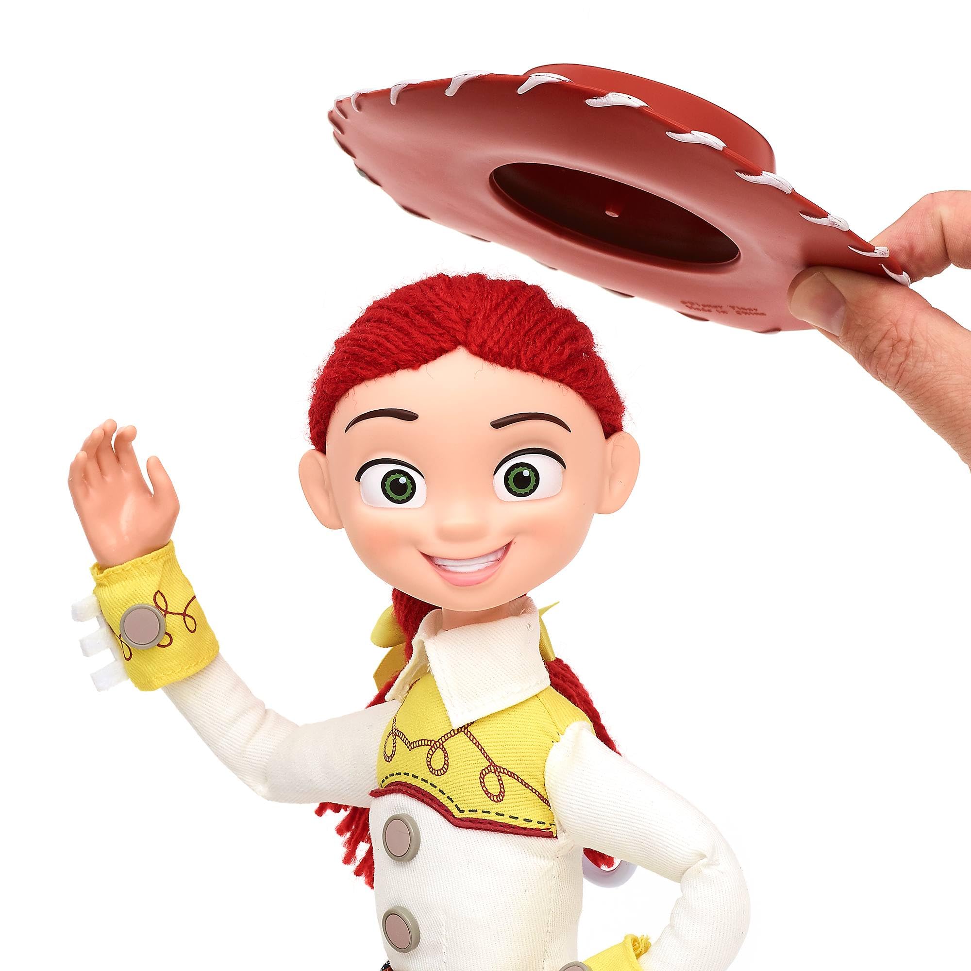 Disney Store Figurine Interactive Jessie Toy Story Pixar 36 cm Cowgirl Mécanisme Tirette 15 Répliques Anglais 3 Ans