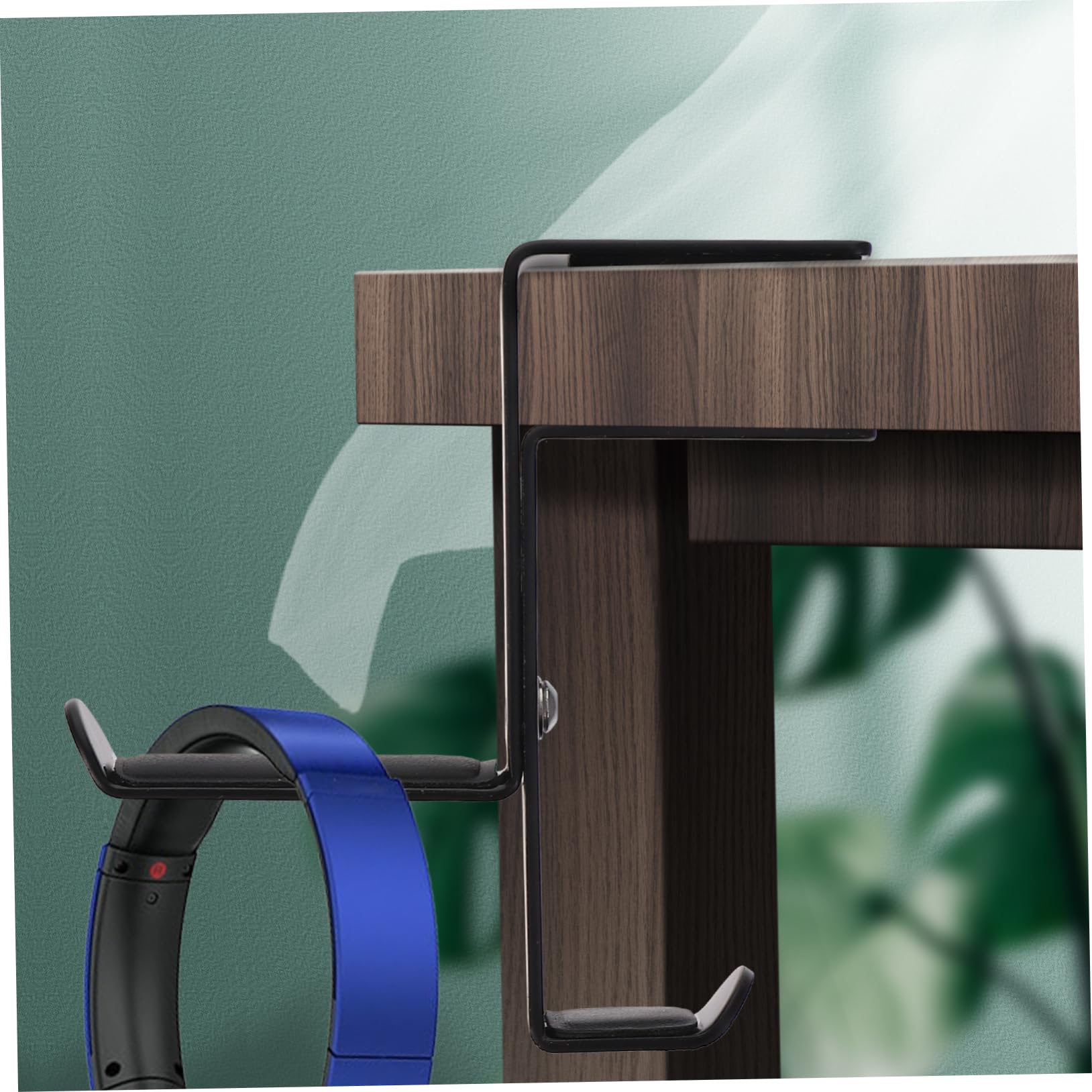 Gadpiparty 3pezzi Supporto Regolabile Per Cuffie Metallo Con Gancio Da Scrivania Per Auricolari Installazione Semplice e Design Elegante Protezione Pu Per Headset