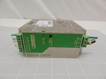 PHOENIX CONTACT QUINT-PS-100-240AC/24DC/ 5 Power Supply, 1 Phase, Input 100/240 VAC 50/60 HZ, Output 24 VDC / 5 AMP, 2938581, Replaced BY