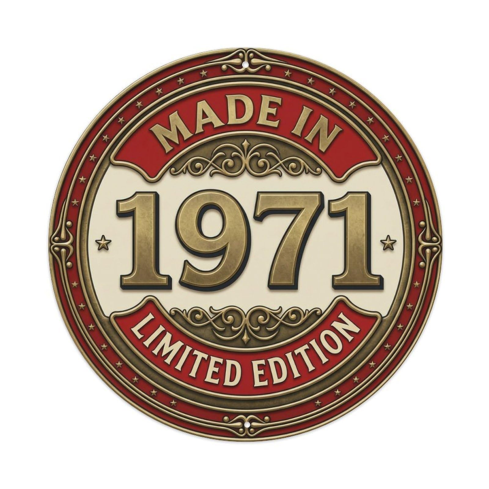 Okahys 8X8inch(20X20cm) Made In 1971 Limited Edition Metal Tin Sign