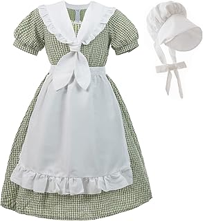 Pioneer Dresses for Girls Laura Ingalls Wilder Costume Colonial Girls Costume
