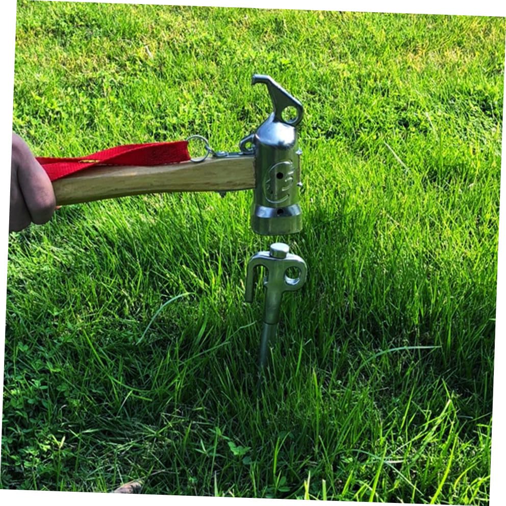 Estacas de camping PRETYZOOM de acero inoxidable para tiendas 5