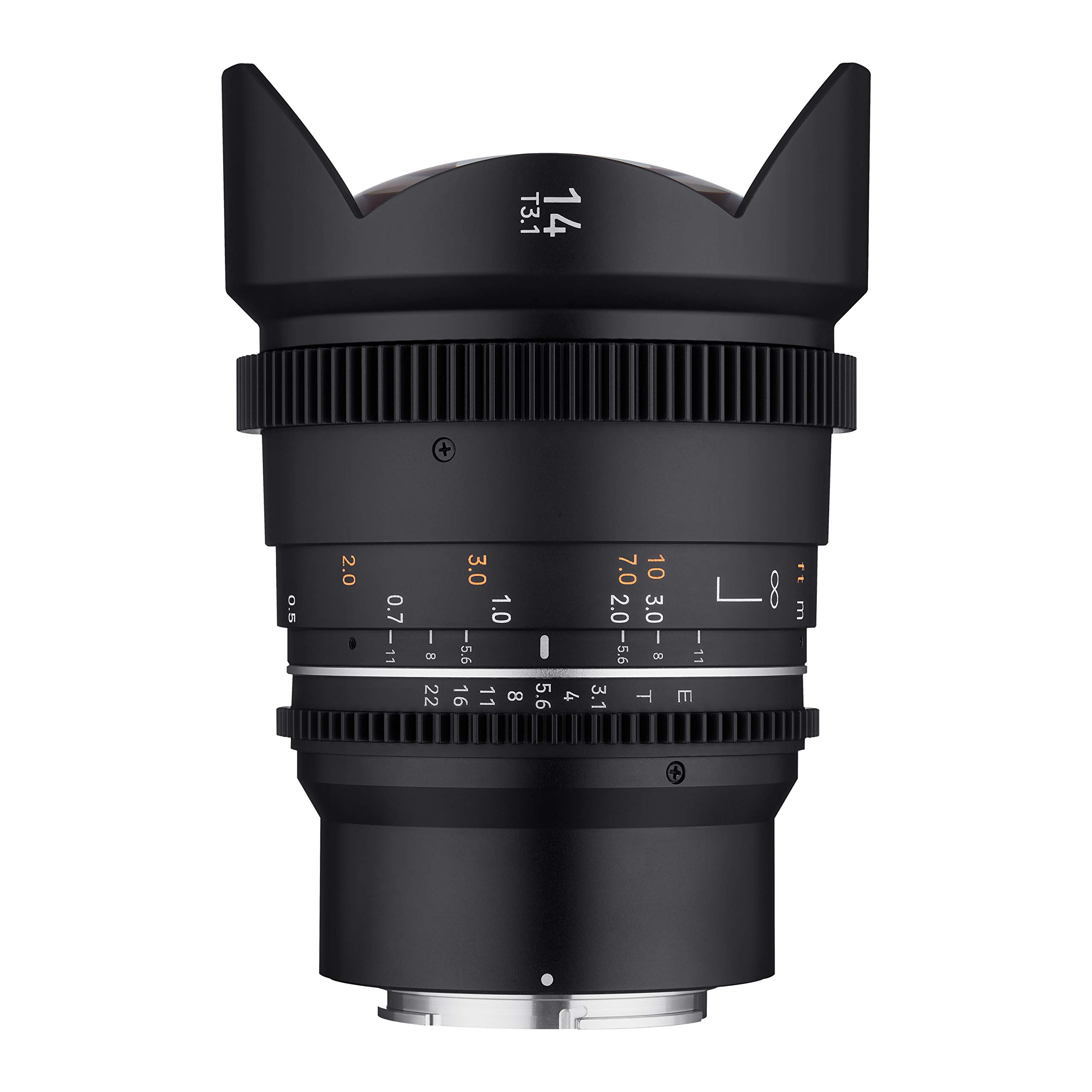 Samyang Lens Compatible for RF Mount Model 14mm T3.1 VDSLR MK2