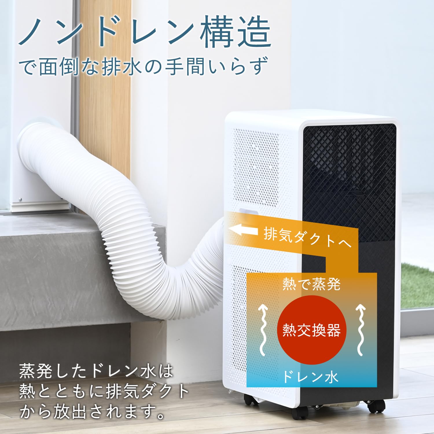 [山善] スポットクーラー ポータブルクーラー 家庭用 ~9畳AE-02SS2 717IfIzEN2L._AC_UF350,