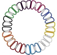 Vista 1 de FGen 30 cierres de aleación de aluminio en forma de D, adecuado para la familia, RV, camping, pesca, senderismo y cierre de llave