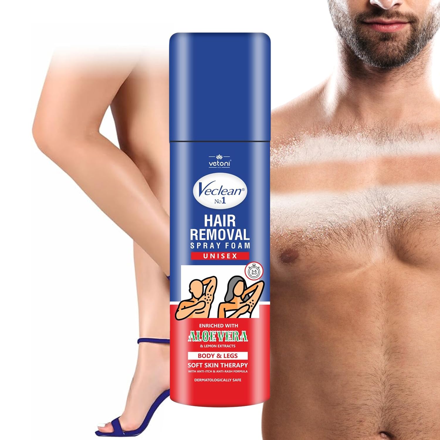 See full amazon price history chart for Vetoni India Veclean Hair Removal Spray Foam, 200ml, for Men and Women, Enriched with Aloe Vera & Lemon, 3 Minute Formula, Painless for Chest, Back, Legs & Underarms Vetoni India Veclean Hair Removal Spray Foam, 200ml, for Men and Women, Enriched with Aloe Vera & Lemon, 3 Minute Formula, Painless for Chest, Back, Legs & Underarms (B0D7MHPCCK) Amazon Price History, Amazon Price Tracker