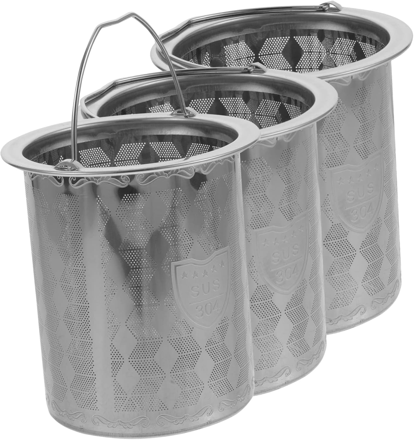 RORPOIR 3pcs Tea Leak Loose Tea Infuser Reusable Tea Filter Tea Pot