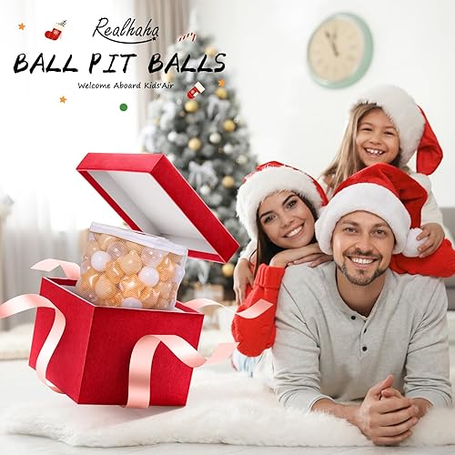 Miniatura 6 de Realhaha Pelotas de piscina para bebés, temática oceánica, paquete de 100 unidades, crea una aventura submarina para tu pequeño