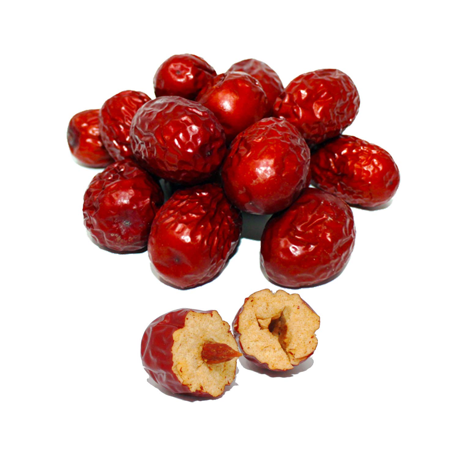 4 Pound DABC OAK LAND Premium Jujube Red Dates, 100% Natural Red Date (Hong Zao) High Vitamins, High Nutrition, Health Snack, Selected Dried Fruit, Big & Delicious Packed in USA 特级红枣 1LB/ 4 Bags