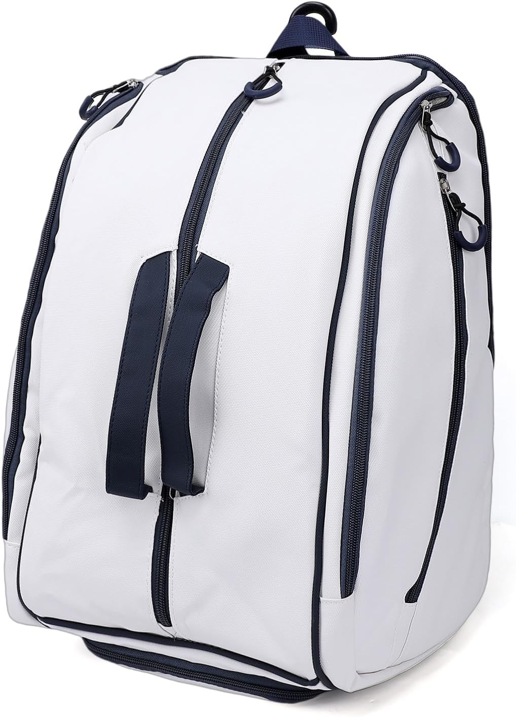 Pic Storage Backpack with Shoe Compartment, Multi layer Shoulder Bag for Paddle Gear, PVC Material, Backpack with Shoe Compartment (White)