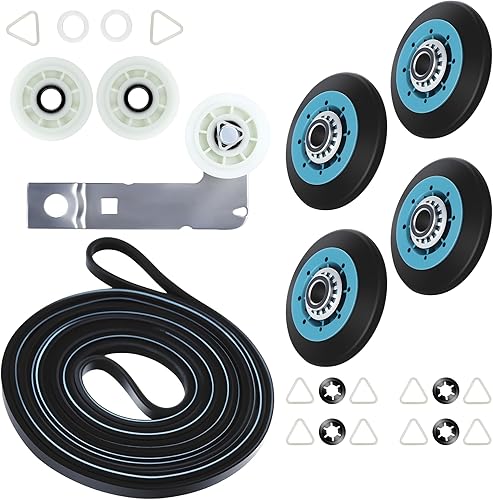 Rodillo de secado mejorado para Maytag Whirlpool Secador Piezas MEDB850YW0 MEDB835DW4 WPW10314173 W10314171 MEDC300BW0 MGD5630HW0 MED7000AG0