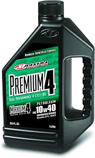 Maxima Racing Oils 34901-2PK Premium4 10w40 Motorcycle Engine Oil 1L Bottle, 2-Pack