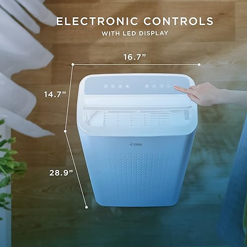 Vista 36 de COMMERCIAL COOL Aire acondicionado portátil, deshumidificador y ventilador, aire acondicionado portátil de 9,000 BTU cubre hasta 400 pies cuadrados