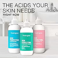 Vista 13 de Neutrogena Exfoliante facial líquido diario perfeccionador de la piel con 7% de mezcla de ácido glicólico/cítrico para piel grasa, exfoliante facial