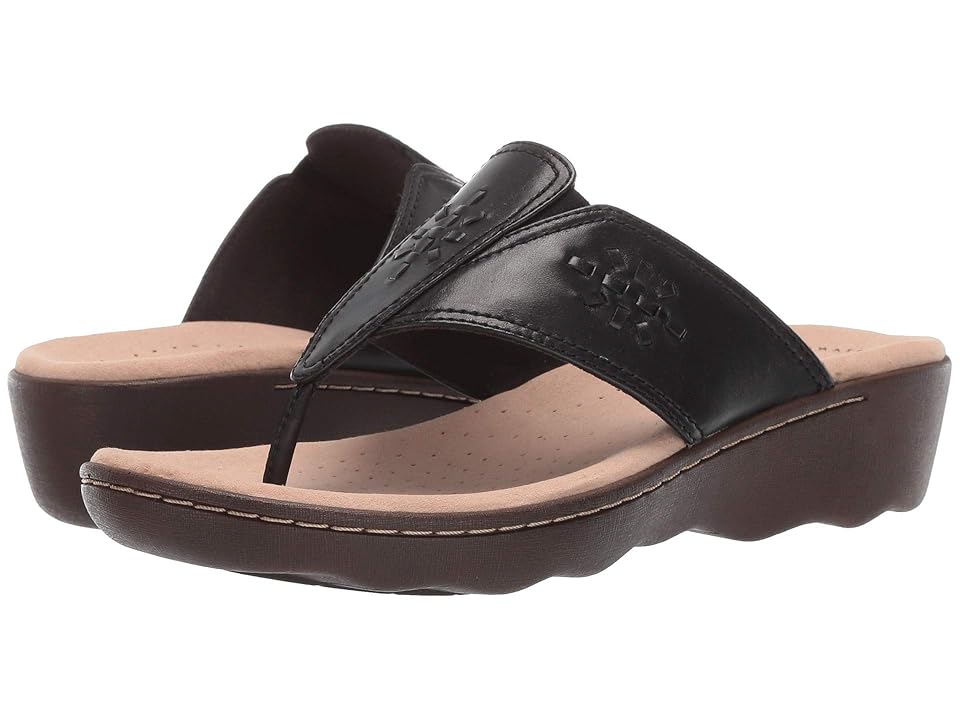 

Clarks Phebe Mist (Black Leather) Women's Dress Sandals