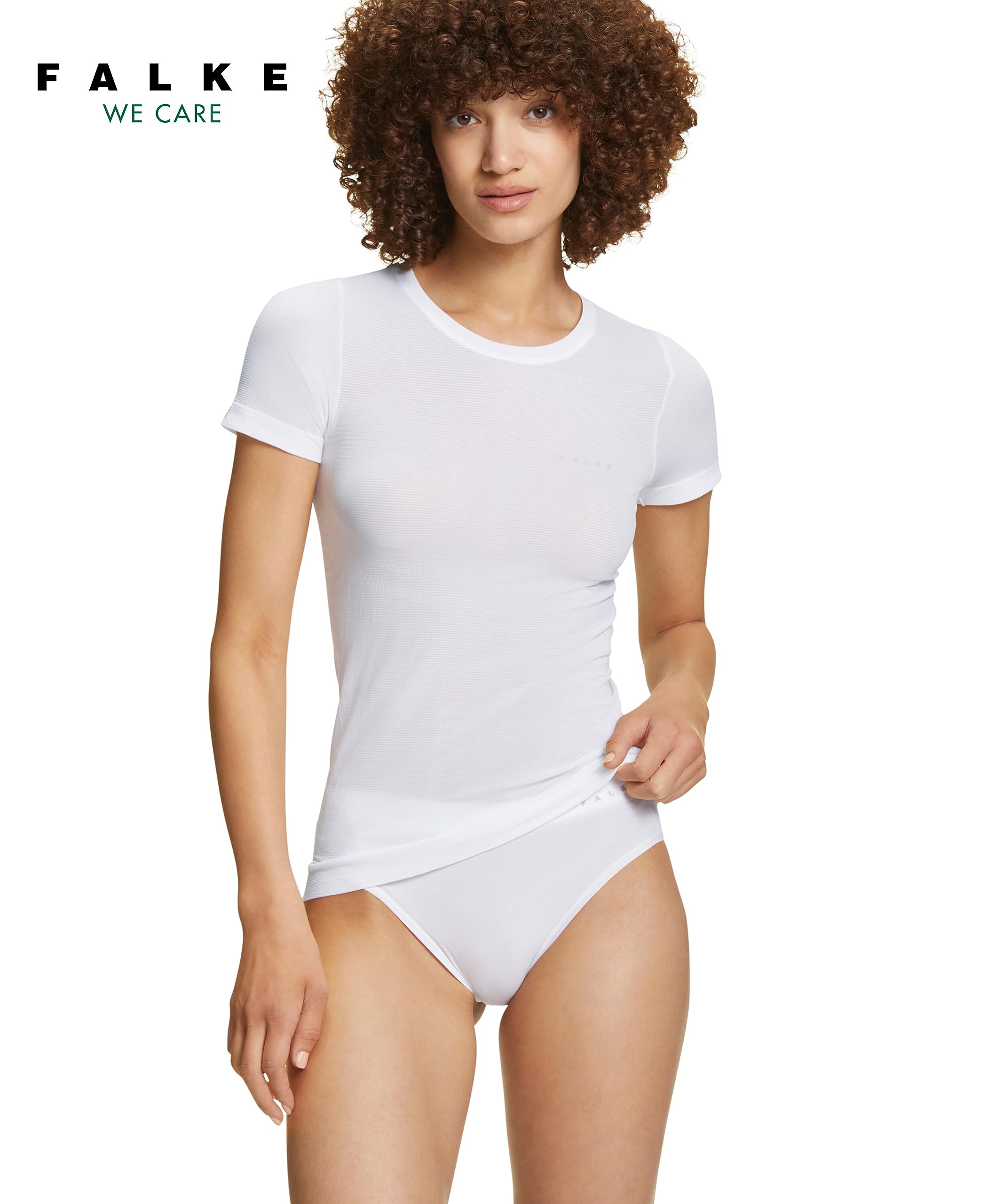 FALKE donna Ultralight Cool maglietta sportiva tecnica manica corta intimo funzionale ultraleggero con effetto raffredante traspirante asciugatura rapida sostenibile filo funzionale 1 pezzo | raffreddamento per temperature calde