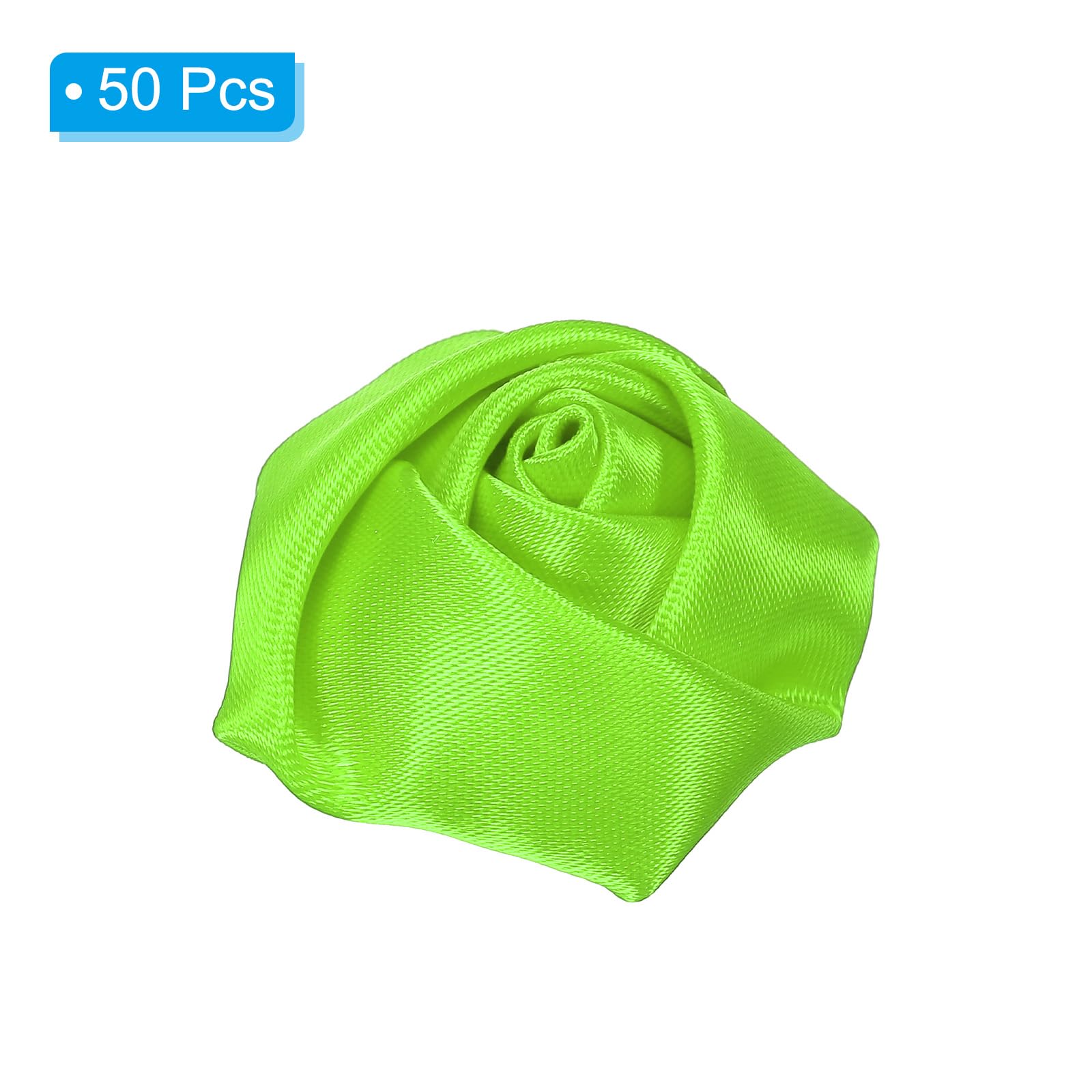PATIKIL 1.6" Satin Ribbon Roses - Image 3