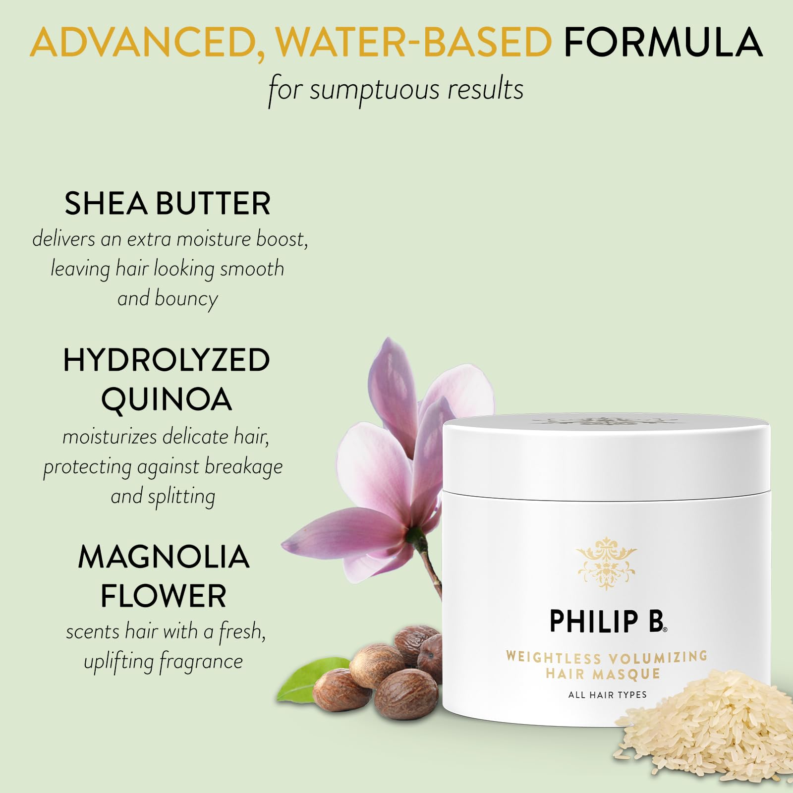 PHILIP B. Weightless Volumizing Hair Masque 226 g
