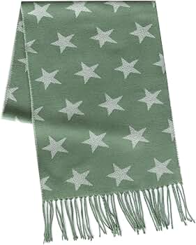 Amazon | [il cuore puro] 【星柄マフラー】マフラー 星柄 マフラー