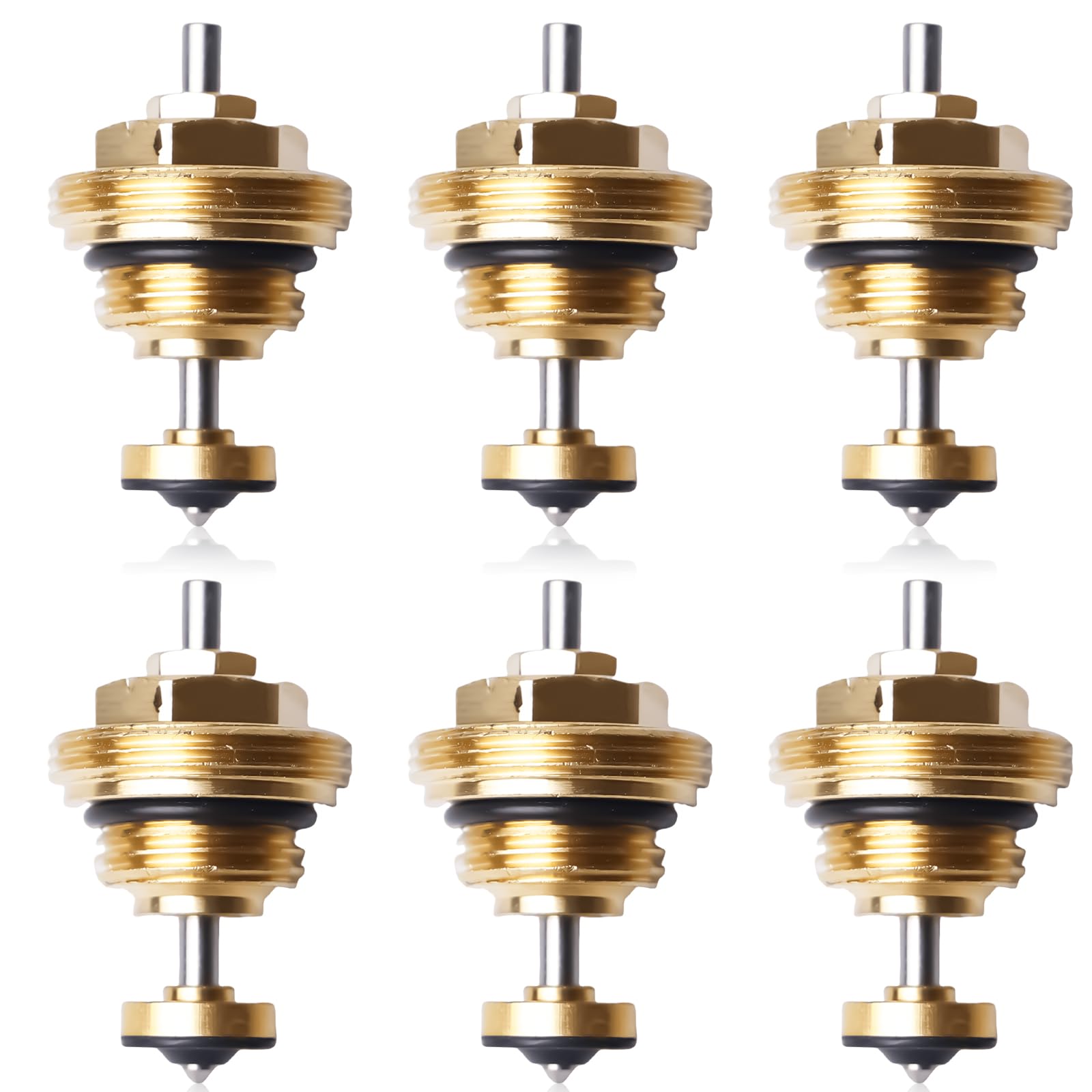 Behogan Pack Of 6 Underfloor Heating Manifolds Return Pin Valve Insert M30 X 1.5: Return Pin Valve Insert For Ufh Actuator Underfloor Heating Manifold