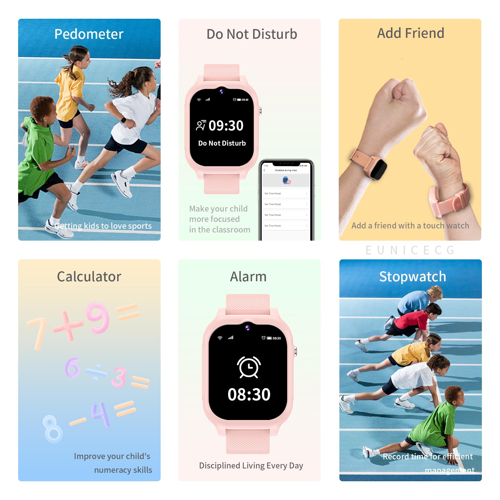 4G Smartwatch Dla Dzieci Chłopcy Dziewczynki Tracker GPS Telefon SOS Rozwołanie wideo Krokomierz Budzik HD Kamera Kalkulator Wodoodporne cyfrowe prezenty
