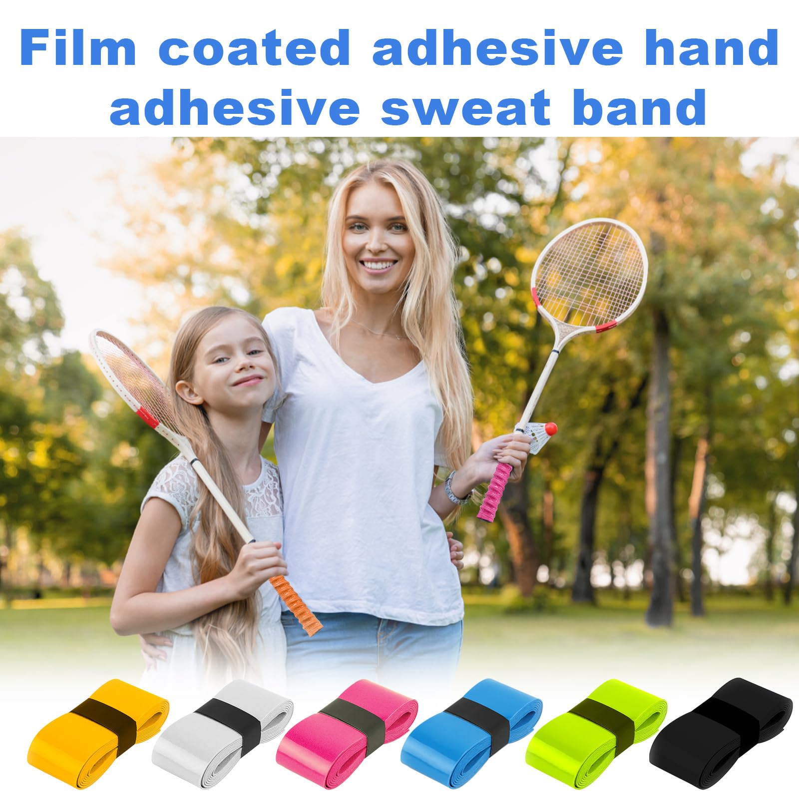 UKOFEW Overgrips Padel 6 Piezas Antideslizante Secado Rápido Raqueta Tenis Bádminton