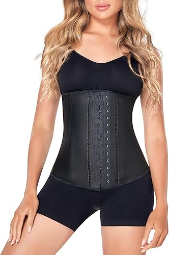 Ann Chery Corsé de cintura para mujer 2025 Cincher colombiano de cintura 2 ganchos moldeador de cuerpo de látex