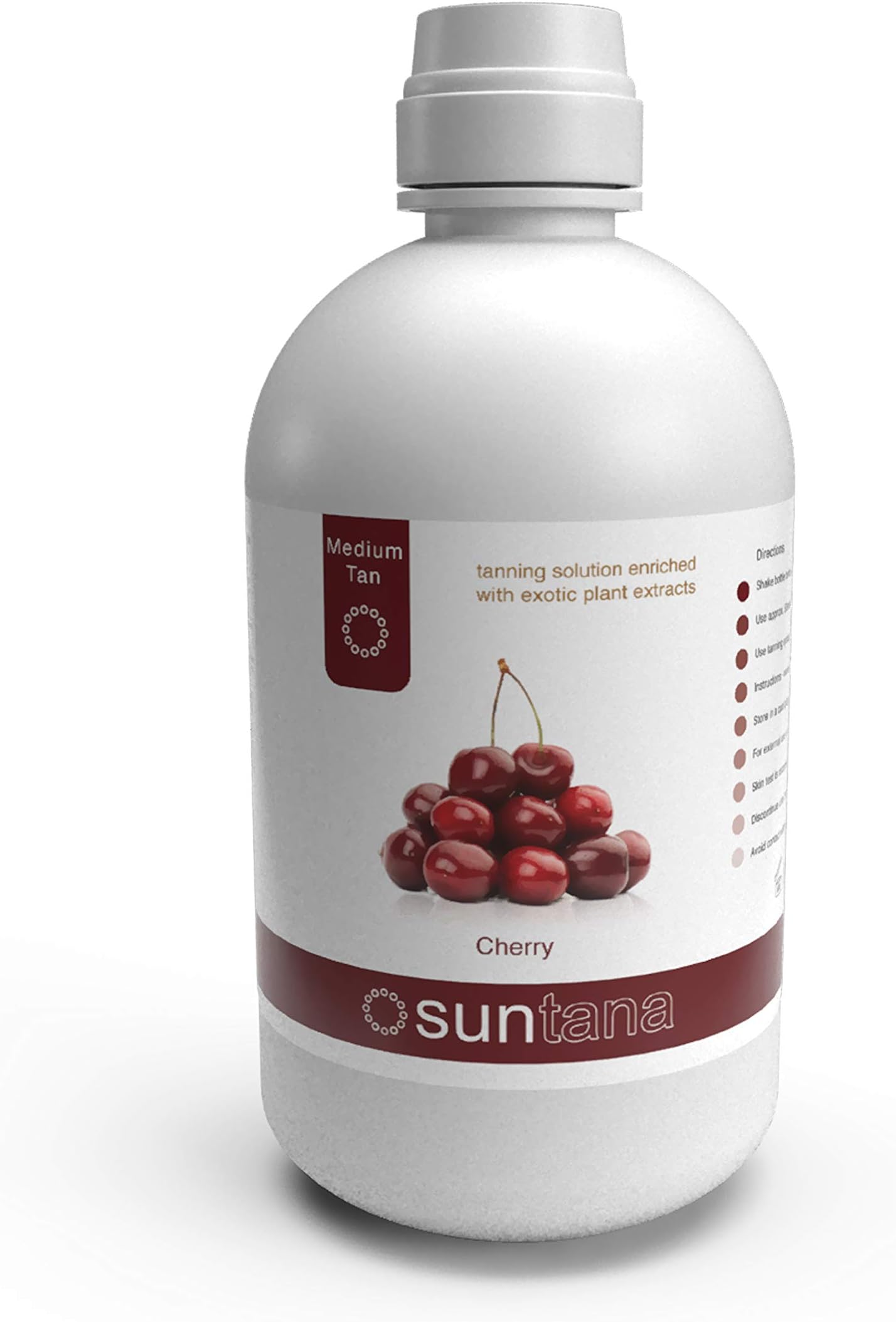 Suntana Spray tan Cherry Fragranced Sunless Spray Tanning Solution, Medium Tan, 10% DHA - 32oz (1 Litre)