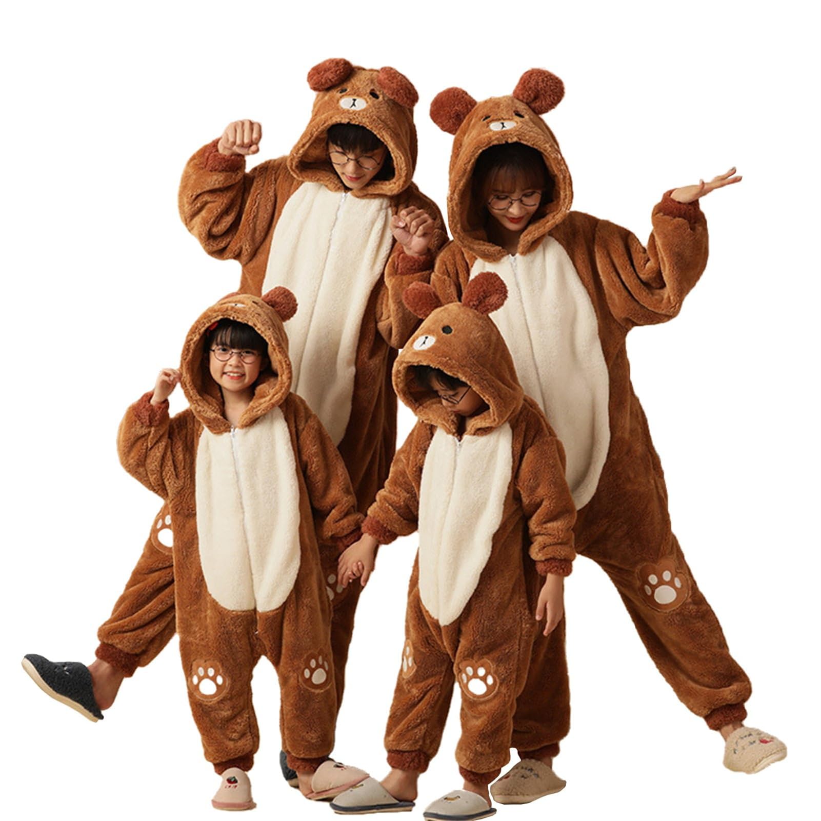 Pyjama Animaux Adulte Unisexe Combinaison,Animal Pyjama Onesie Costume,Ensemble Cosplay Une Pièce pour Halloween, Carnaval