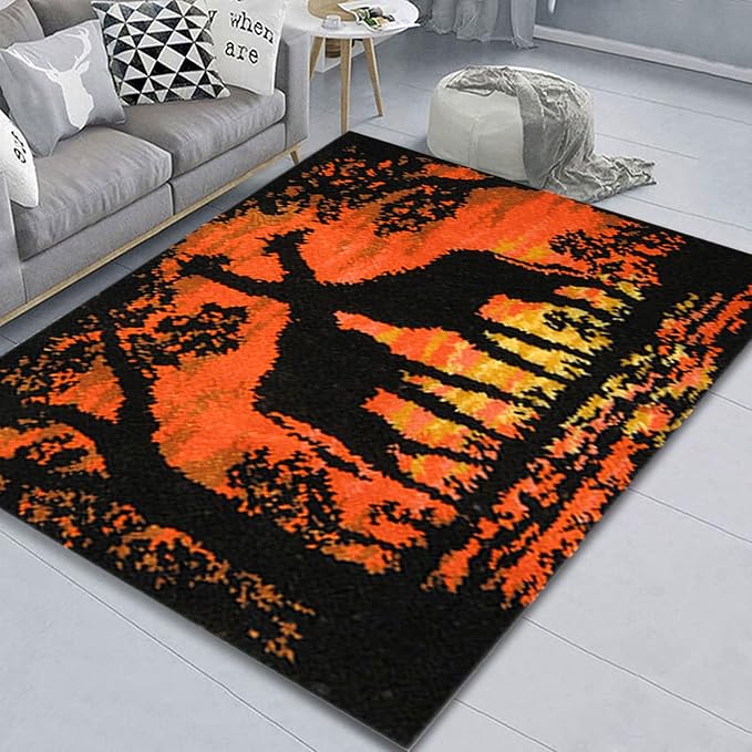 ZIVER Teppich Knüpfen Set,Knüpfteppich Zum Selber Knüpfen mit ...