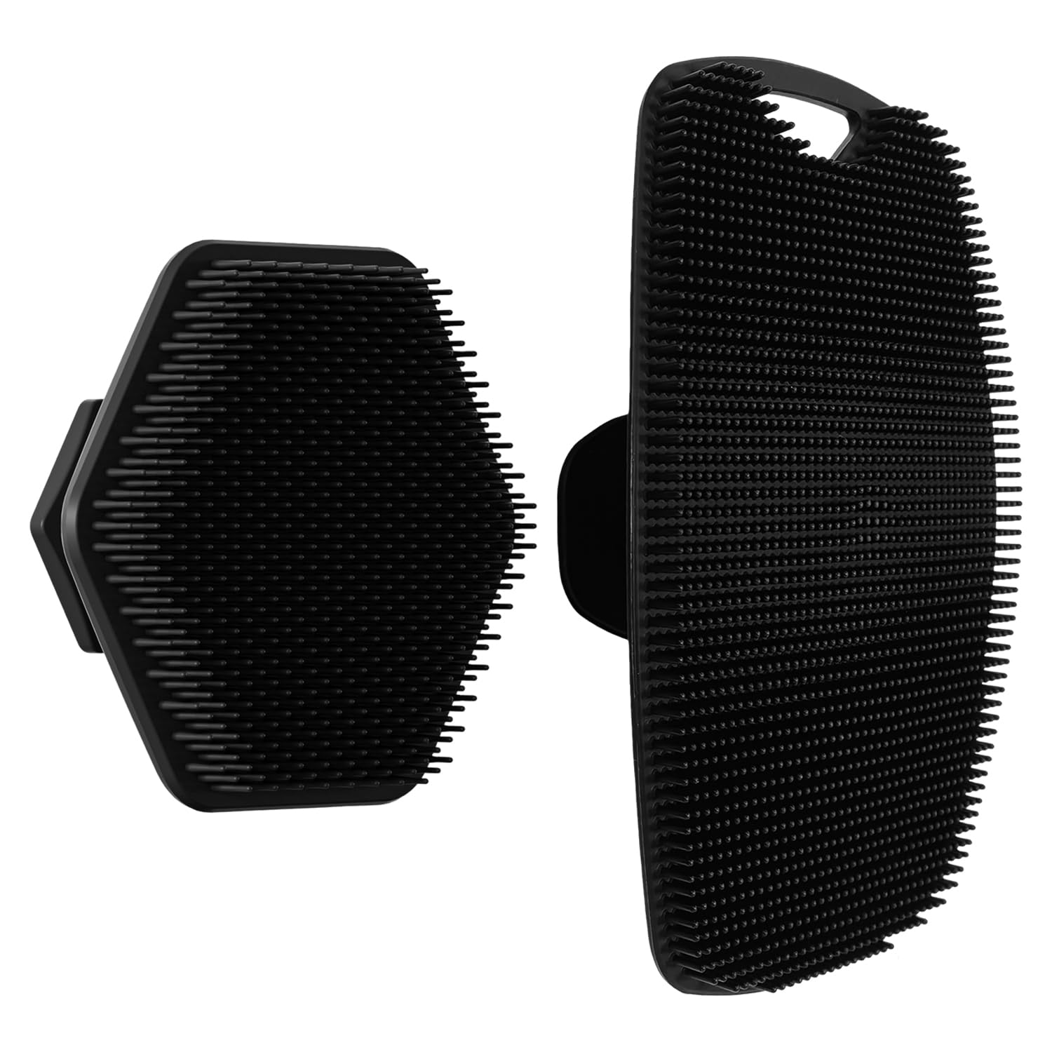 RNSKFG 1 Facial Cleaning Brush, 1 Exfoliating Bath Scrubbing Brush, Silicone Face Wash Brush, Body Care Supplies, Bath Tools.