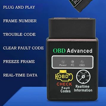 Car Scanner Diagnostic Tool - Wireless Code Readers & Scan Tools | Test Measurement Instrument for Motorcycle Marine Mechanic Workshop