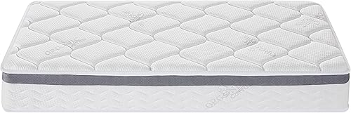 Miniatura 9 de Oliver & Smith - Colchón híbrido de espuma viscoelástica fresca de 10 pulgadas y resortes con funda transpirable, cómoda almohada europea de felpa,