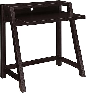 Convenience Concepts Newport Lilly 2 Tier Desk, Espresso