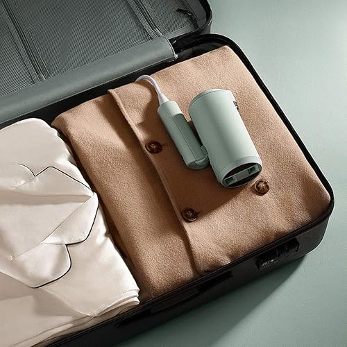 Miniatura 5 de AMYMGLL - Vaporera de mano vertical y horizontalmente a vapor 40 s, calentamiento rápido, seco y húmedo, doble caliente para el hogar y el viaje