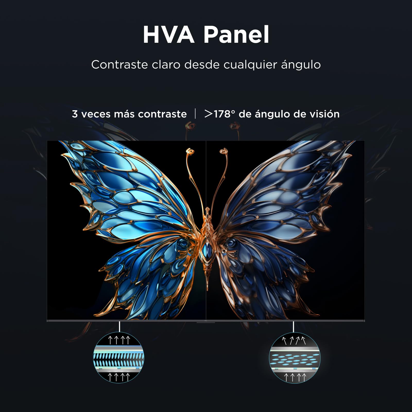 TCL 55V6D Televisor 55 Pulgadas 4K UHD Smart TV, Fire TV, Alexa Integrado, Dolby Vision & Atmos, Game Master, HDR10+, Control por Voz