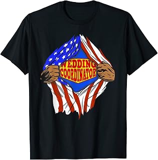 Funny Super Wedding Coordinator Hero Job T-Shirt