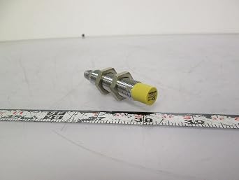 TURCK NI5-G12-AP6X-V1131 4635621, 10...30 VDC, CHROME-PLATED BRASS, DC 3-WIRE, INDUCTIVE SENSOR, M12 X 1, M8 X 1 MALE CONNECTOR, NO CONTACT, NON-FLUSH, PNP OUTPUT, RATED SWITCHING DISTANCE 5 MM, THRE