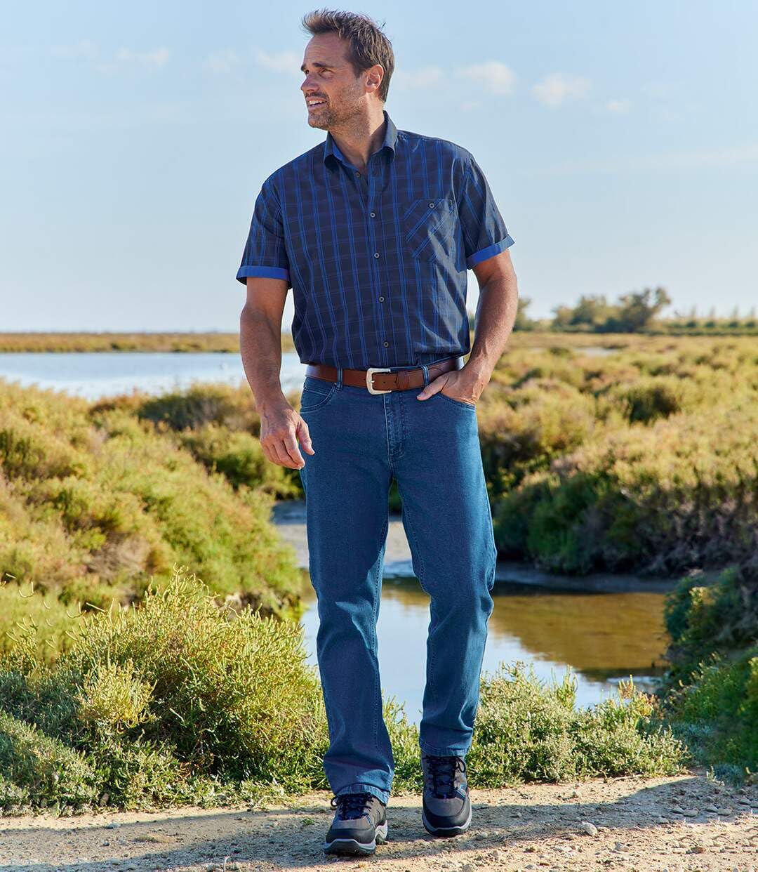 ATLAS FOR MEN - Jeans da Uomo - Jeans Elasticizzati da Uomo - Taglio Dritto - Pantaloni da Uomo - Disponibile in Taglie Forti