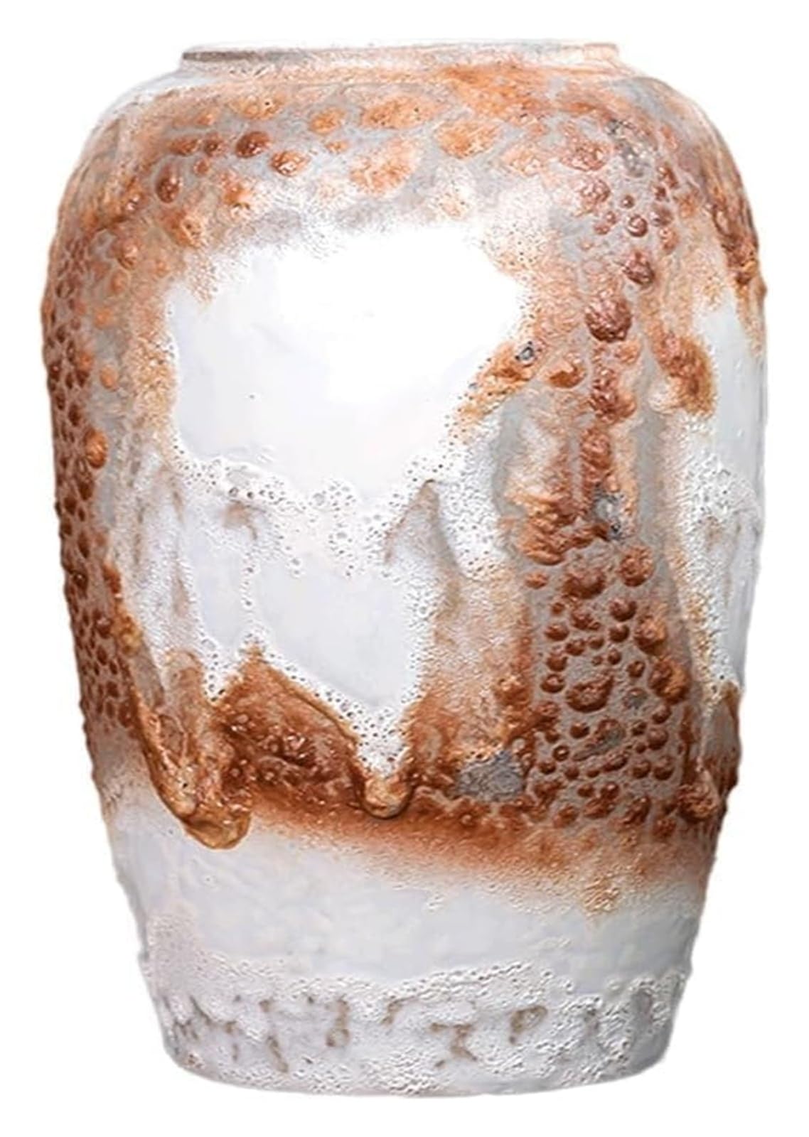 Vase Desktop Ceramic Dried Flower Retro Ornaments Decoration(W27x H54cm)