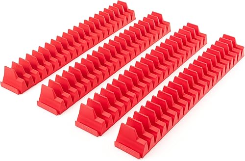 TEKTON Juego de organizador ranurado modular de 80 herramientas (rojo)  OTM92280
