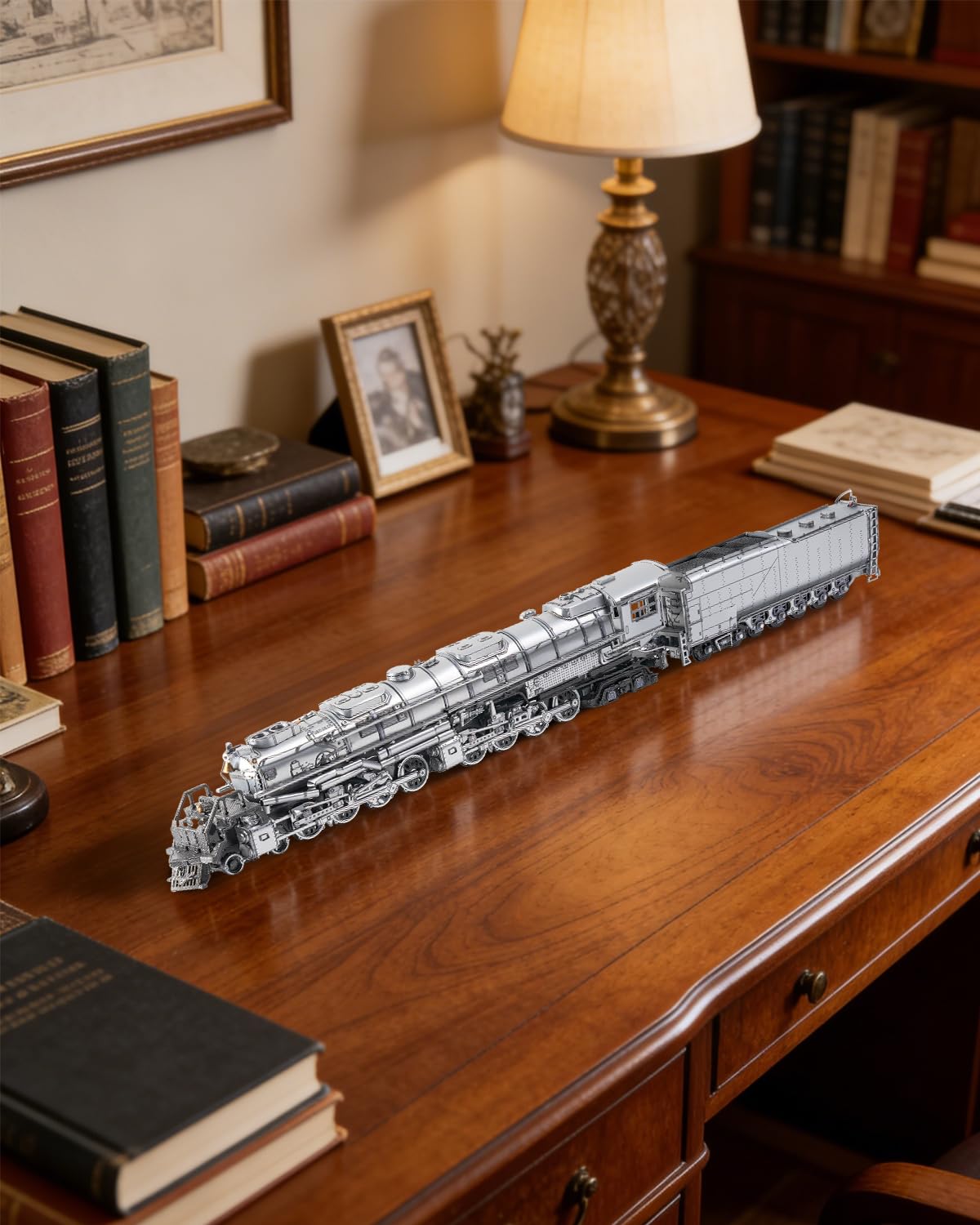 Piececool - Rompecabezas 3D para adultos de la locomotora de vapor Colossus, juegos de construcción de modelos para adultos para armar, rompecabezas 3D de metal, grandes regalos para cumpleaños y año