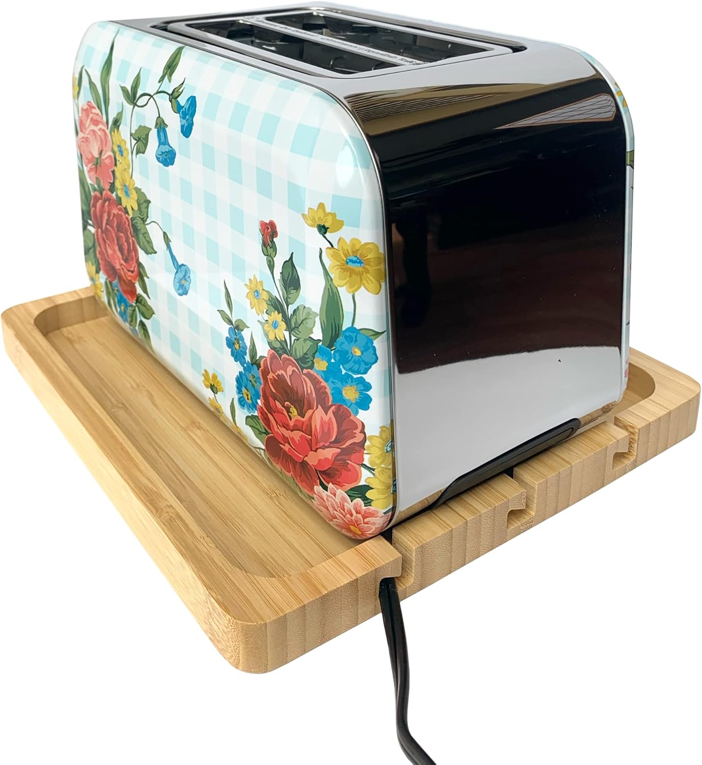 11" Wooden Toaster Tray Crumb Catcher Home & Kitchen