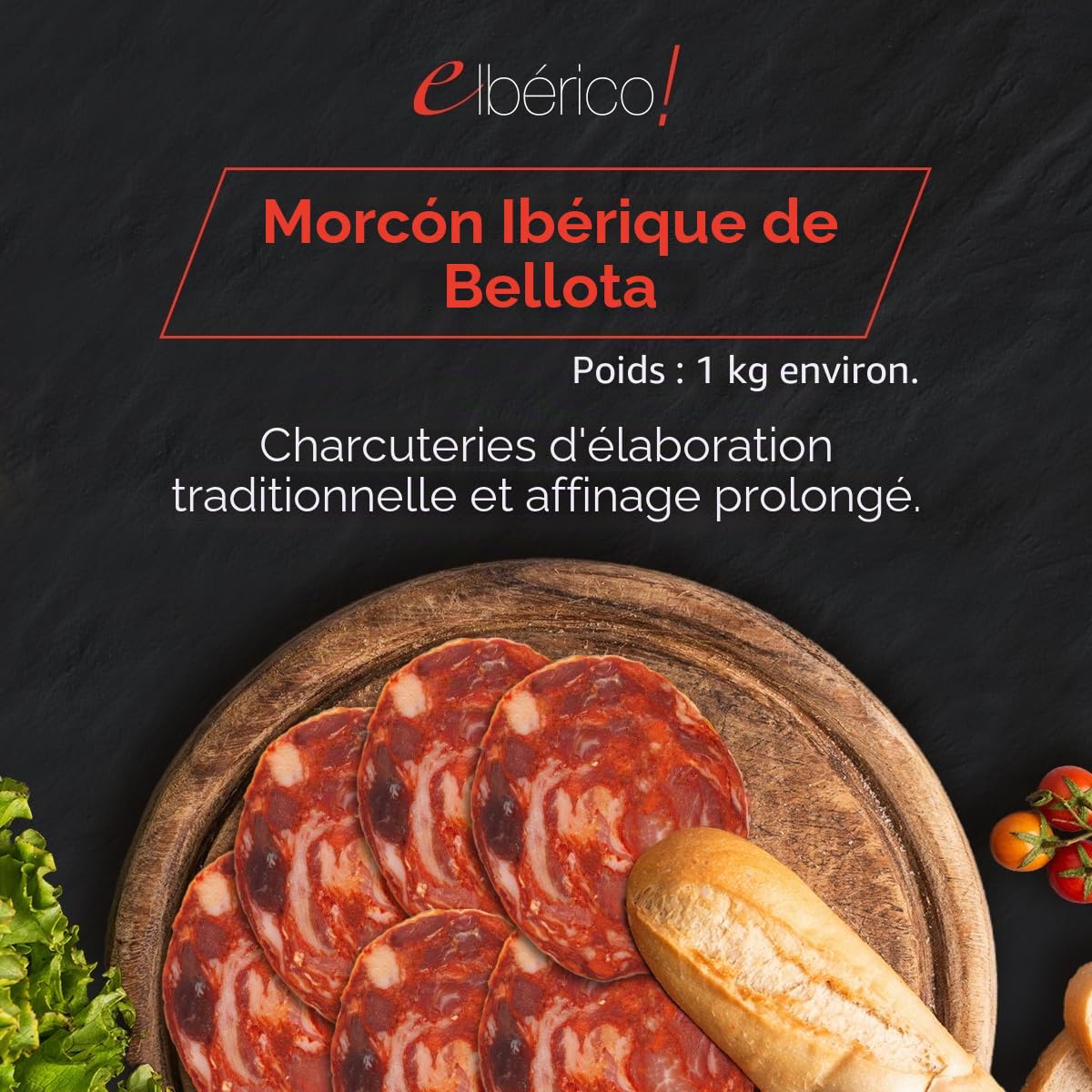 Morcón ibérique nourri aux glands - EIbérico