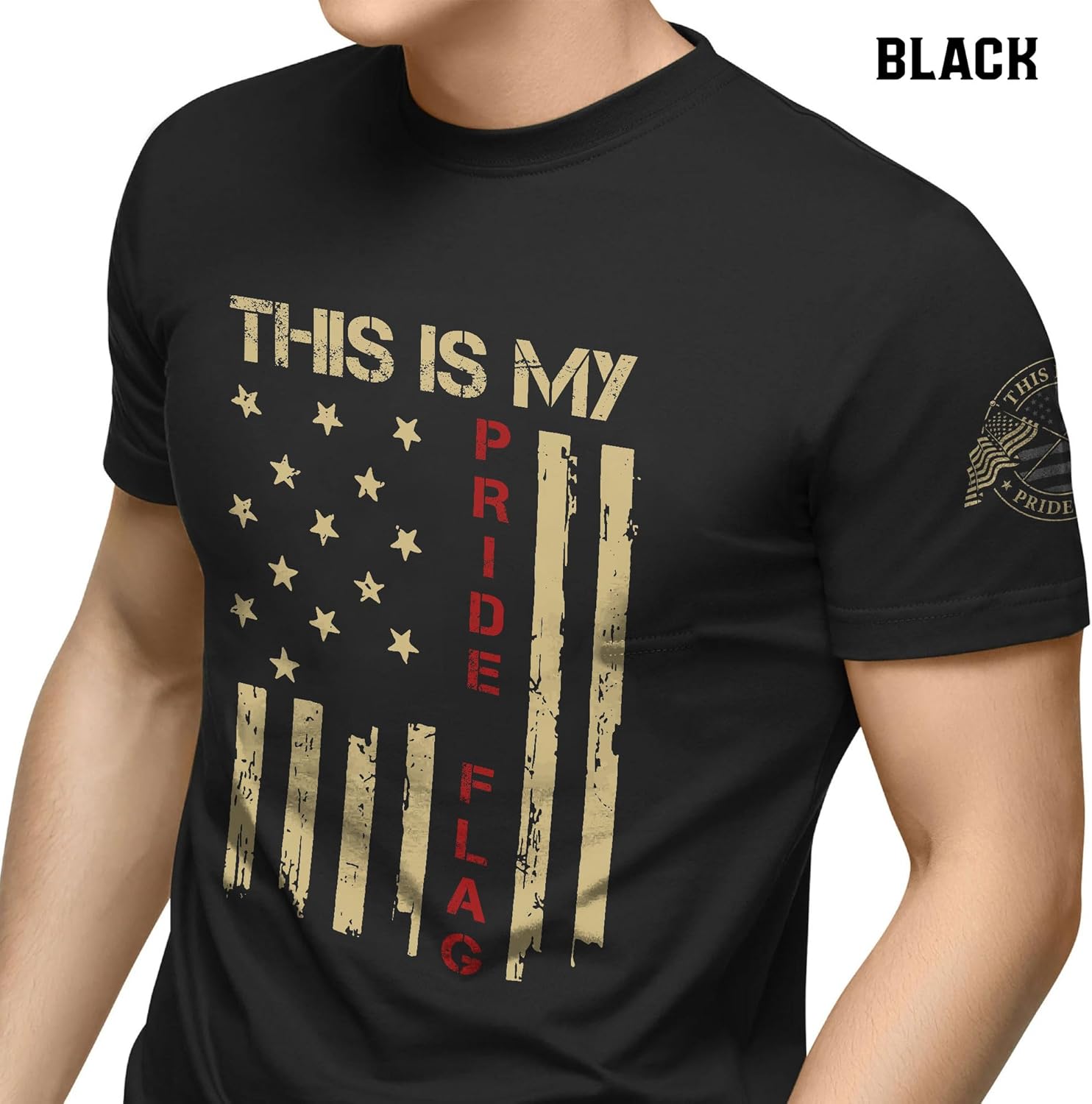 CHIARA CONTI11 This is My Pride Flag Shirt American, My Pride Flag Shirt, Patriotic Shirts for Men 7