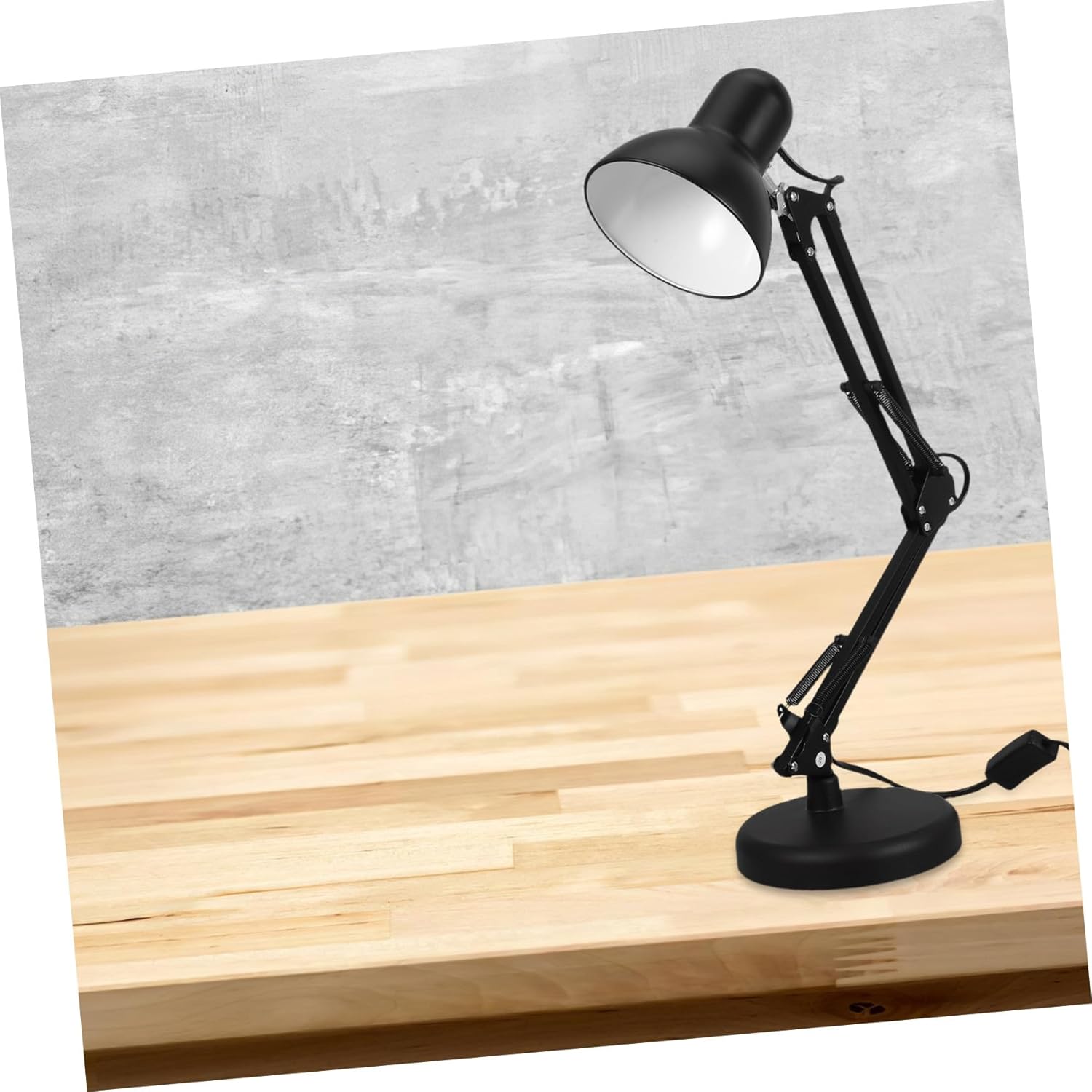 Adjustable Folding Desk Lamp for Clamp and Base Portable Ergonomic Study Light with Eye Protection Brightness Levels for Reading Writing Screen Use at Home School and Office