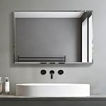 3 PCS 140×41cm (Each) Home Gym Mirrors, Tempered Glass Wall Mounted Long Workout Mirror for Garage, Dance Studio Decoration, Oversized Frameless