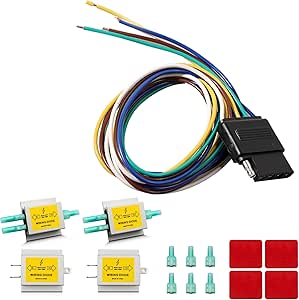 Oyviny Custom 4 Way Flat Trailer Wiring Harness 56033 For